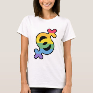 Orgulho LGBT+. Arco-íris. Camiseta