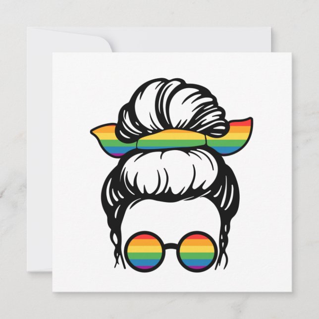 Orgulho LGBT. Gay amor (Frente)