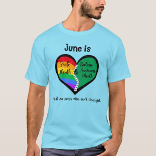 Orgulho LGBTQ+ e Camiseta Scoliose não são heter