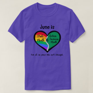 Orgulho LGBTQ+ e Camiseta Scoliose não são heteros