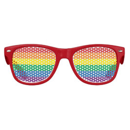 Orgulho LGBTQ+ Óculos escuros arco-íris