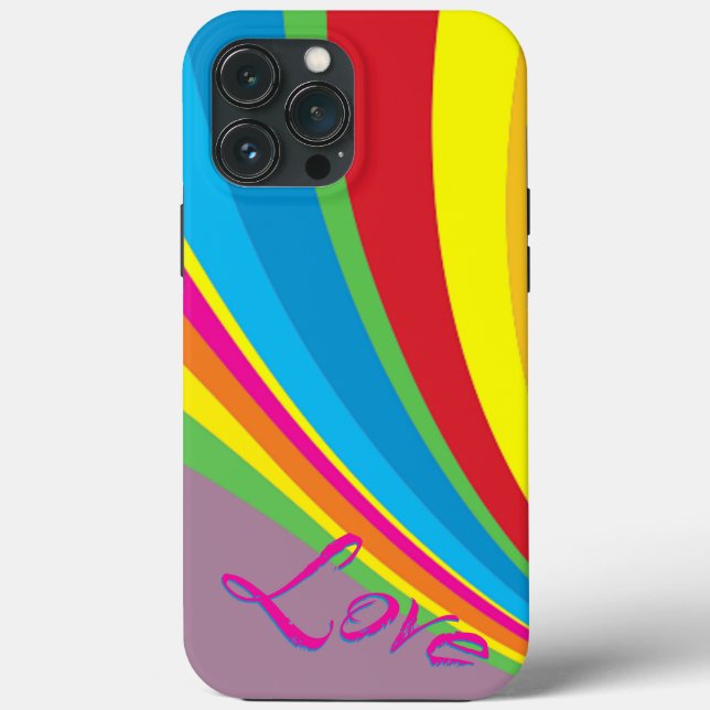 Orgulho Mês - Rainbow Love (Verso)