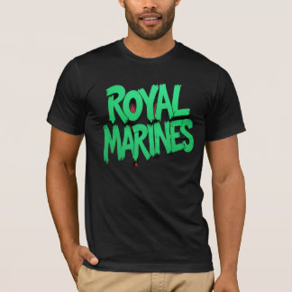 Orgulho Militar do Grafite Real Marines T-Shirt