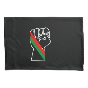 orgulho negro punho vermelho verde bandeira pan-af
