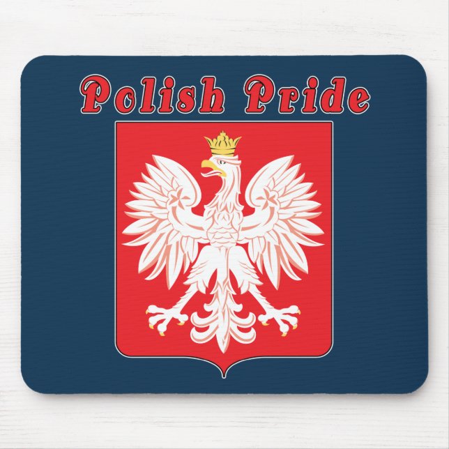 Orgulho Polonês Eagle Mousepad (Frente)