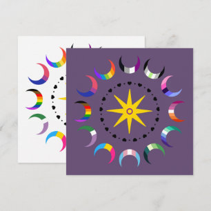 Orgulho Queer Crescent Moons  