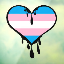 Orgulho Trans Coracao Gotejante