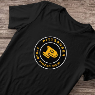 Orgulho Yinzer Mãe Pittsburgh Vintage T-Shirt