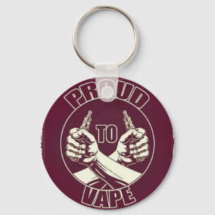 "Orgulhoso chaveiro de Vape"