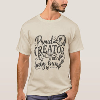 Orgulhoso Criador do Bojo de Bebê Camiseta Diverti