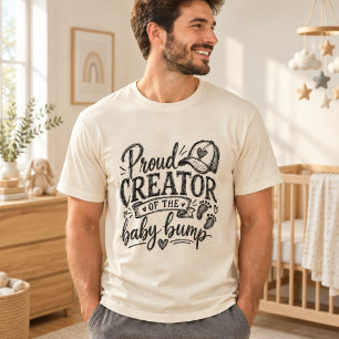 Orgulhoso Criador do Bojo de Bebê Camiseta Diverti