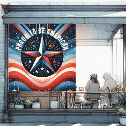 Orgulhoso por ser americano Dia da Independência P