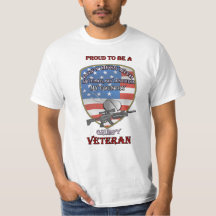 Orgulhoso por Ser uma Camiseta de Veterano Mal-Hum