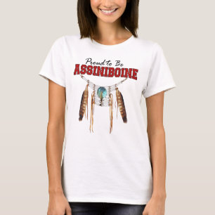 Orgulhoso ser t-shirt apto relaxado Assiniboine do