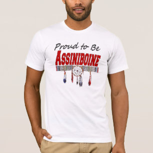 Orgulhoso ser t-shirt cabido Assiniboine