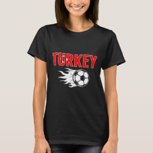 Orgulhosos Fãs de Futebol da Turquia Camisa Bandei