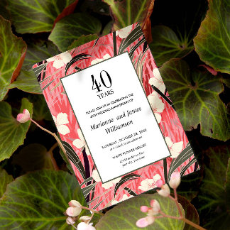 Oriental Bamboo Japonês Flor 40º Aniversário