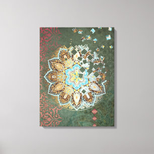 Oriental Glow III - Canvas