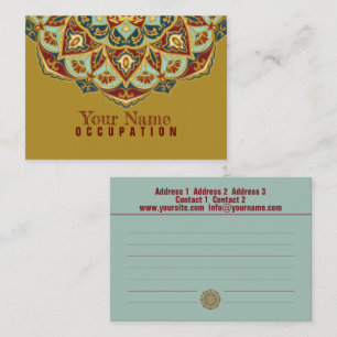Oriental Mandala - Cartão de visita