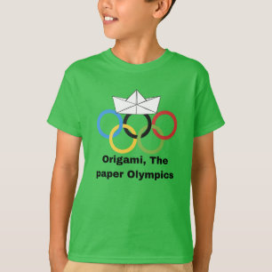 Origami, A Olimpiadas de papel T-Shirt