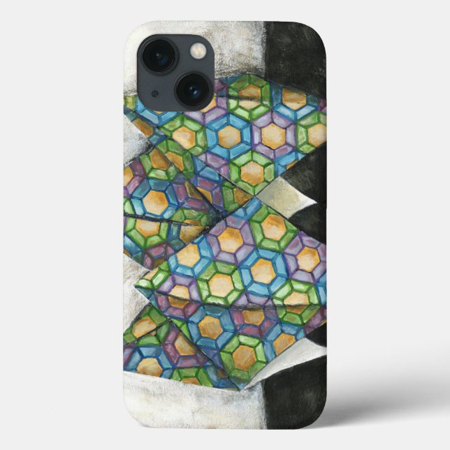 Origami Fortune Teller em Papel Geométrico (Verso)