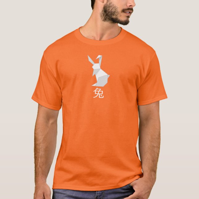 Origami Year of the Rabbit T-Shirt (Frente)