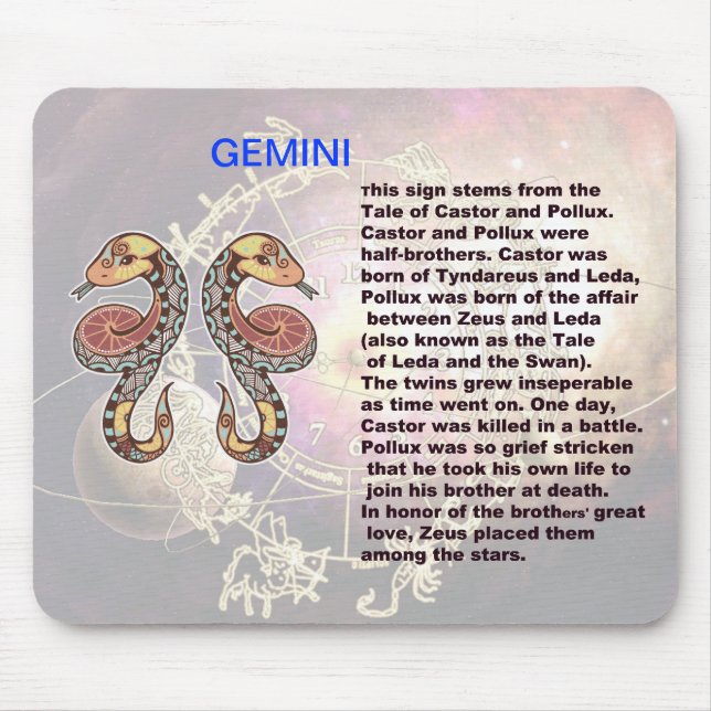 Origem Gemini Mousepad (Frente)