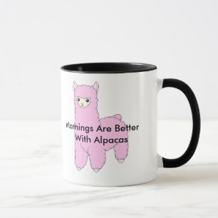 Original da caneca da alpaca da manhã