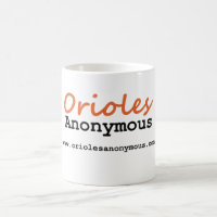 Oriole anónimo - caneca do logotipo do local