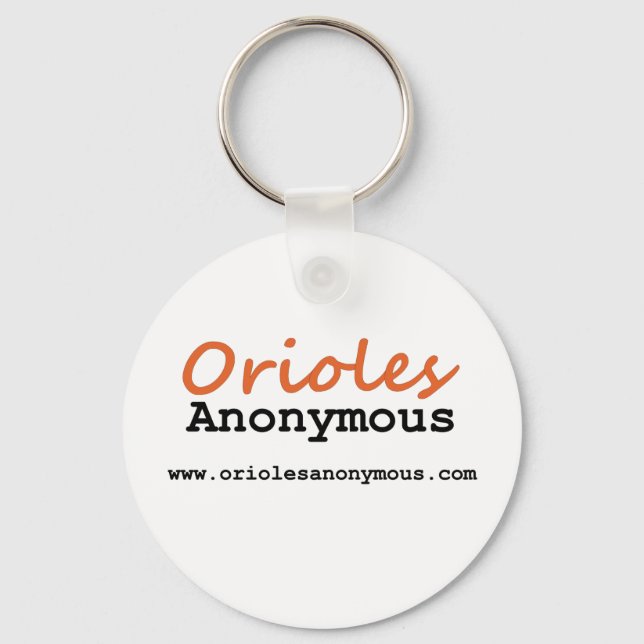 Orioles anônimo - Chaveiro de logotipo de site (Frente)