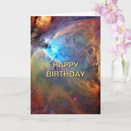 Orion Nebula Fora deste Mundo Cartão de Aniversári
