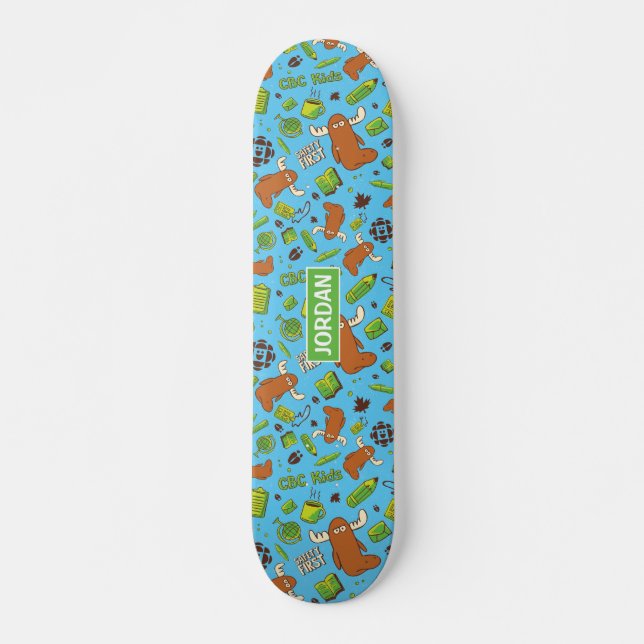 Orlando Pattern Personalizado Skateboard (Frente)