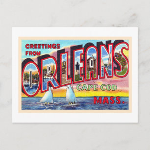 Orleans Cape Cod Massachusetts MA Cartão Postal An