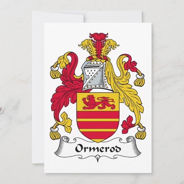 Ormerod Family Crest (Frente)