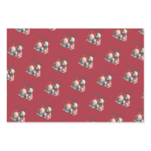 Ornações de Aquarela Natal