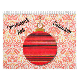 Ornament Art Ano De Natal Em Torno Do Calendário