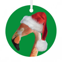 Ornament de Flamingo de Natal