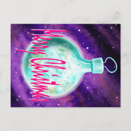 ornamentação da terra cartão postal feliz natal