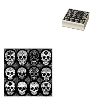 Ornamentado Açúcar Carimbo de Tinta Crônica Dia da