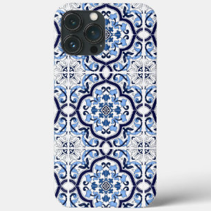 Ornamentado Azul Floral Mediterrâneo Azulejo Sici