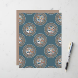 Ornamentado De Destaque abstrato Mandala