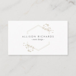 Ornamentado Elegante de Cartão de visita e Emblema