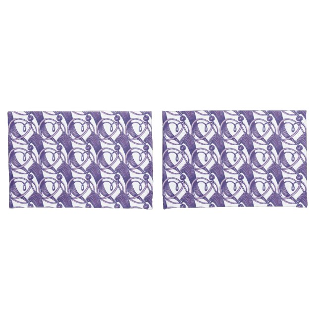 Ornamentado roxo. (Frente - conjunto)