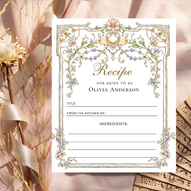 Ornamentado Vitoriano Grace Receita Brida Floral (Criador carregado)