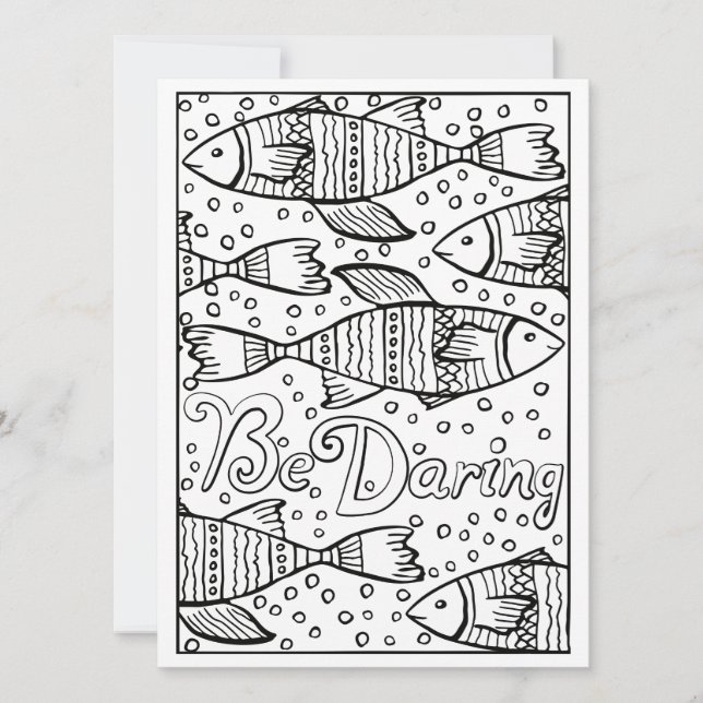 OrnaMENTAL: Peixe Atrevido Colore o seu (Frente)