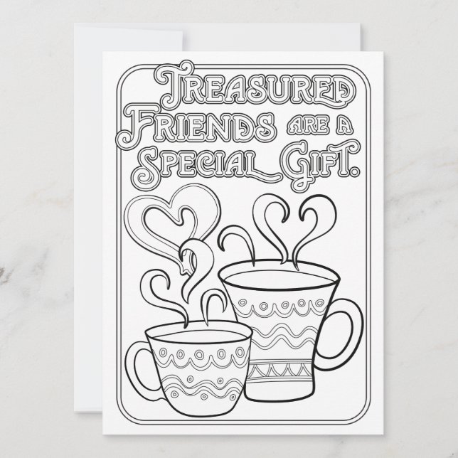 OrnaMENTALs Amigos Tesourados Colorem o seu (Frente)