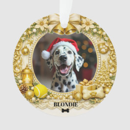 Ornamento 1º Natal Patas & Presentes Primeiro Natal