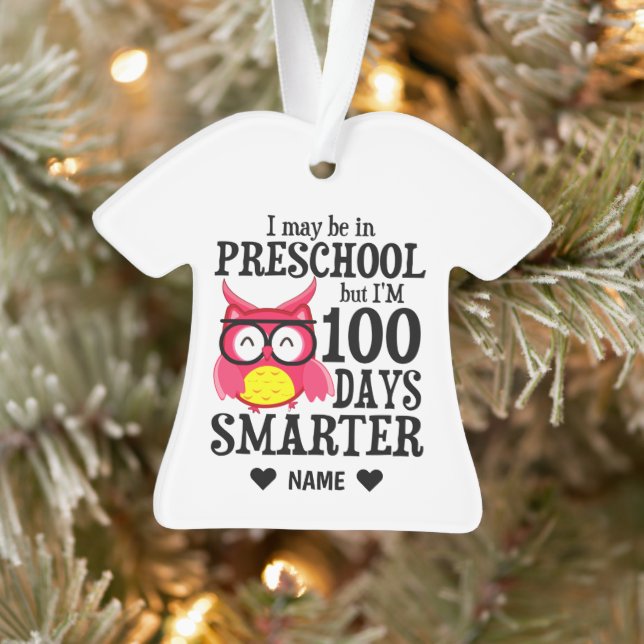 Ornamento 100 dias de escola - pré-escola (Árvore)
