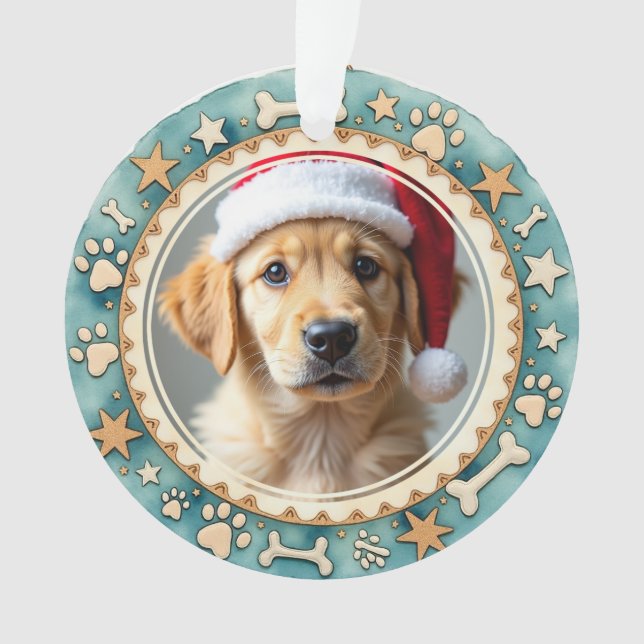 Ornamento 1st Christmas 2-sided Pawfect First Christmas (Frente)