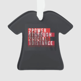 Ornamento 2021 Winter Guard - Power Through Social Distance 